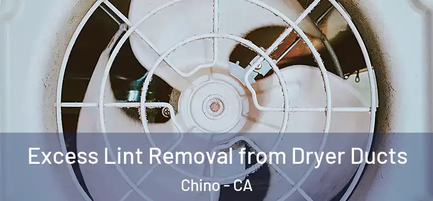 Excess Lint Removal from Dryer Ducts Chino - CA